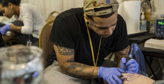 More than skin deep Fans line up for Messi tattoos  Kuwait Times