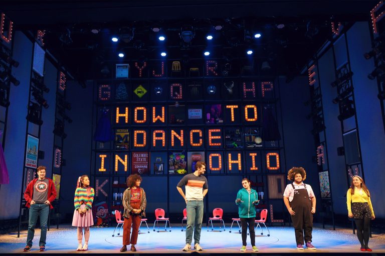 The cast of "How to Dance in Ohio" takes the stage at Syracuse Stage.