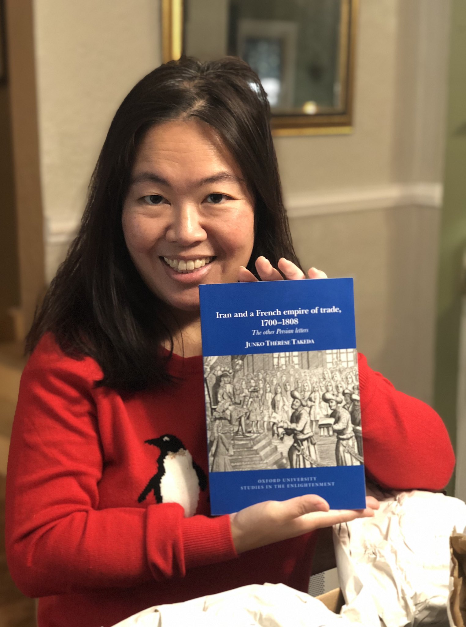 Junko Takeda and her book, 