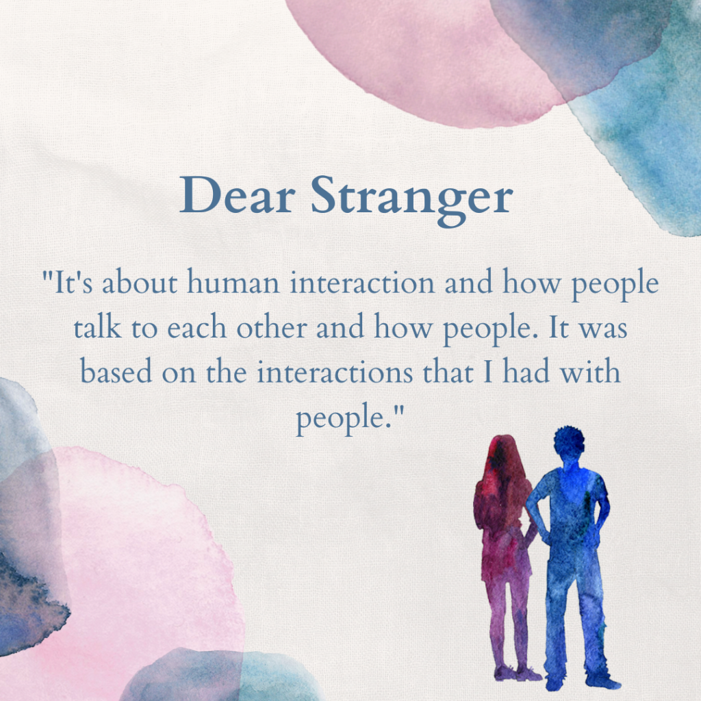 "Dear Stranger" explained