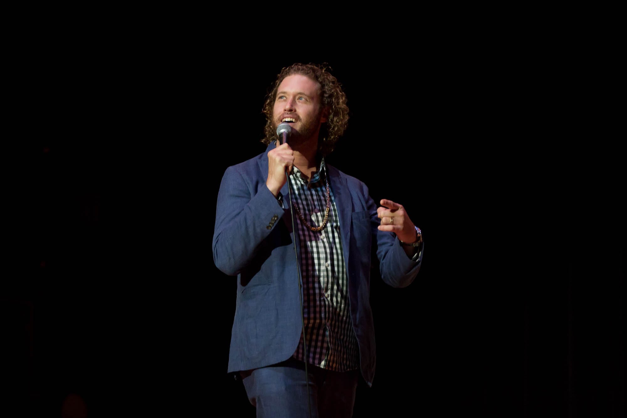 T.J. Miller at Syracuse University Homecoming