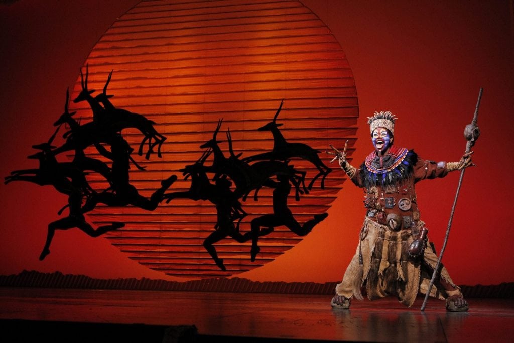 performance of The Lion King