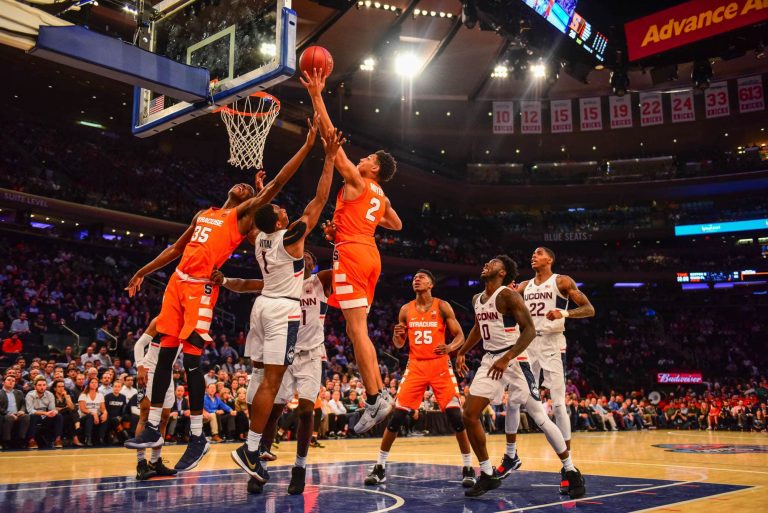 Syracuse vs. Connecticut on Dec. 5, 2017 at Madison Square Garden, New York City