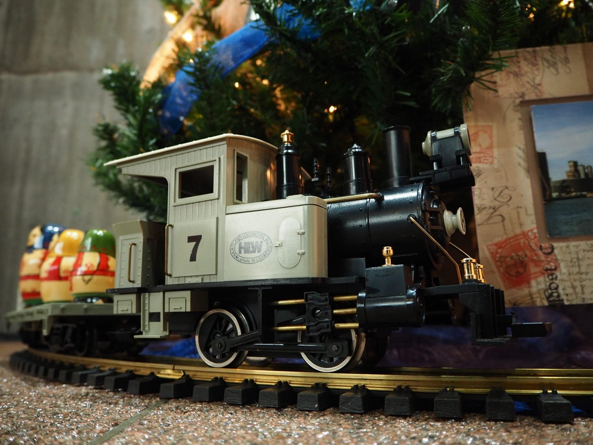 Train set at Festival of Trees