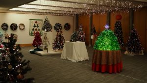 Christmas trees at Festival of Trees