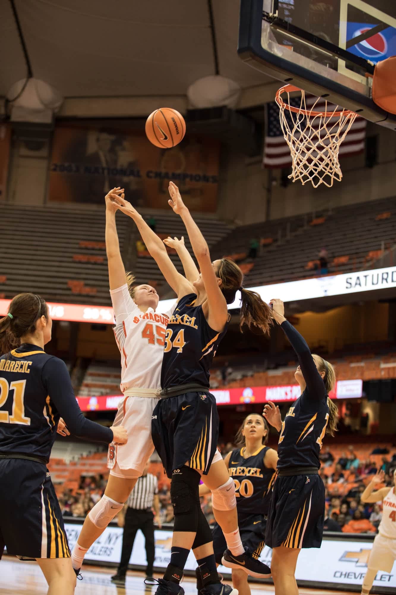 Women's basketball versus Drexel