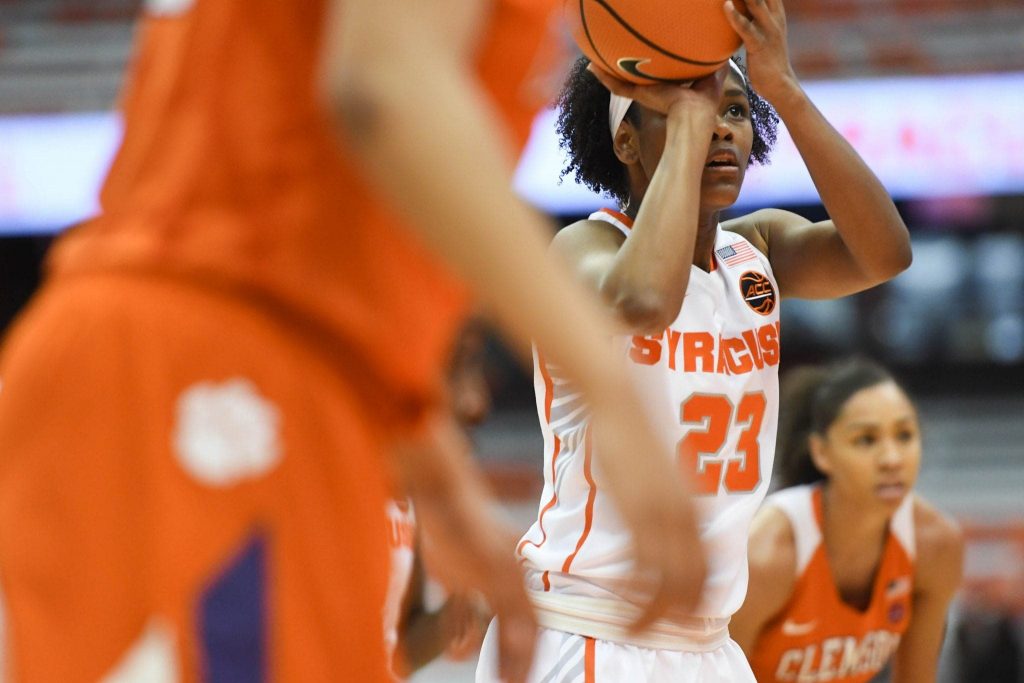 Women's basketball versus Clemson