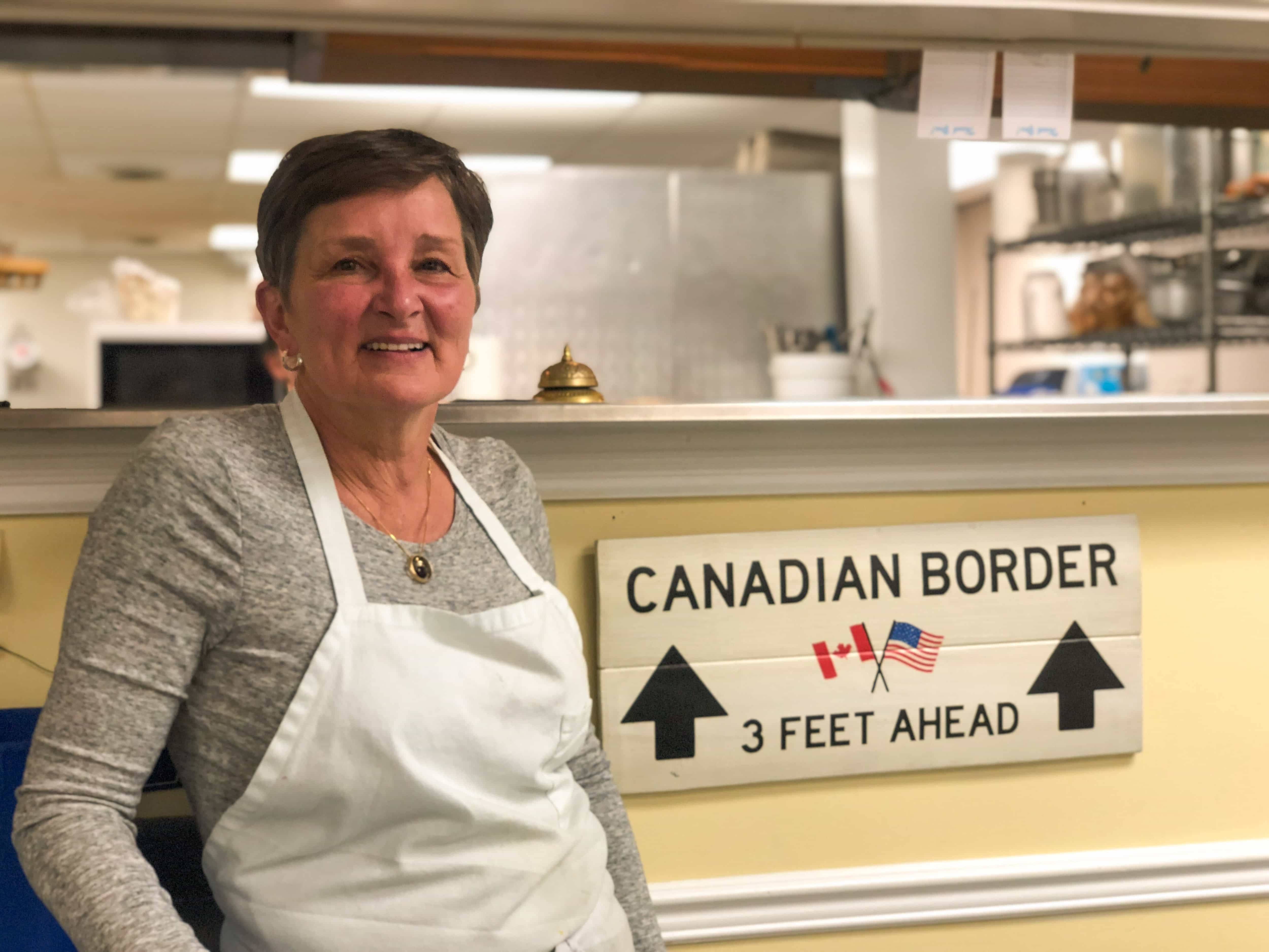 Deborah Parker, the owner of Knead the Dough restaurant in Ransomville, N.Y.