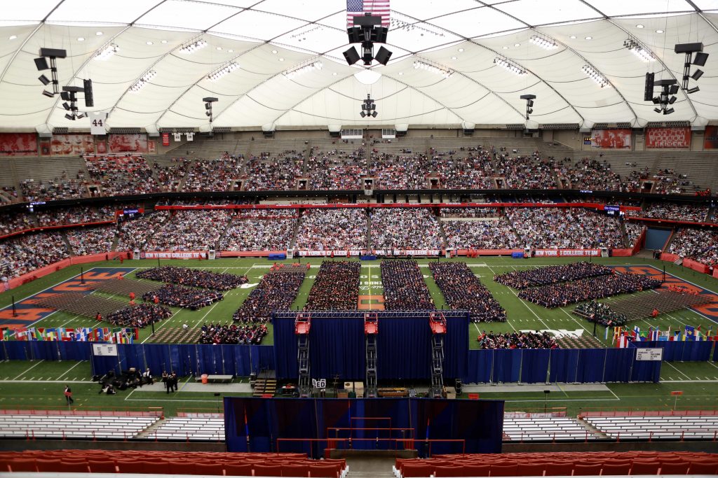 2014 SU Commencement in the Carrier Dome