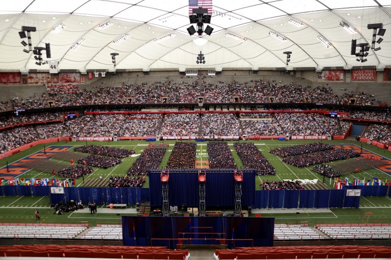 2014 SU Commencement in the Carrier Dome