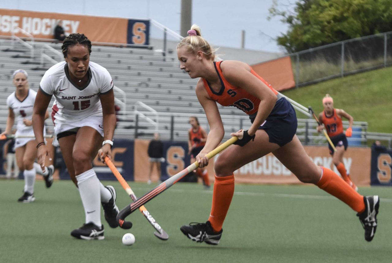 Syracuse field hockey coach Ange Bradley wins 200th career game