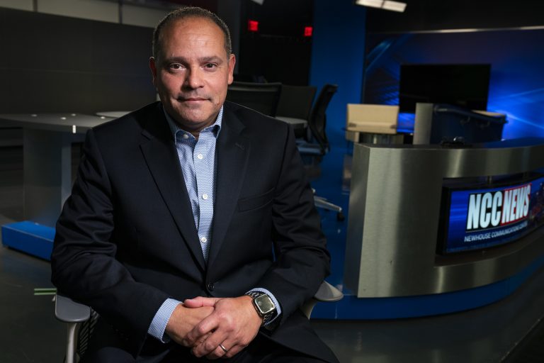 TV reporter and Syracuse University alum Marcus Solis portrait on Oct. 22, 2019.