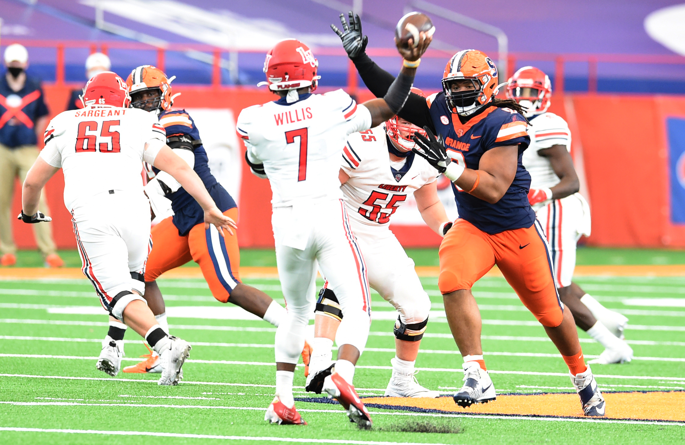 The Orange takes on the Blue Devils on Saturday, Oct. 10, 2020, at the Carrier Dome