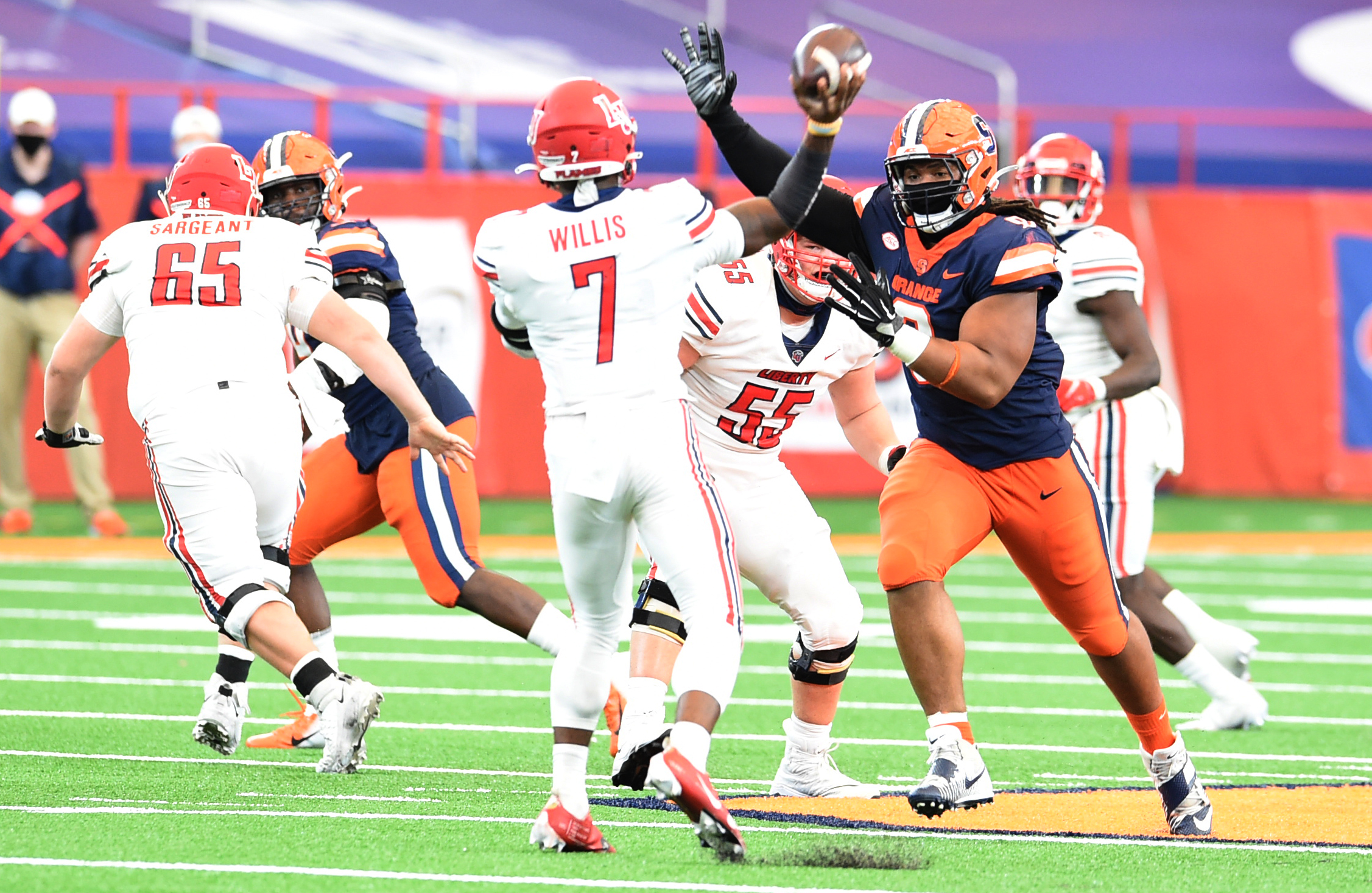The Orange takes on the Blue Devils on Saturday, Oct. 10, 2020, at the Carrier Dome