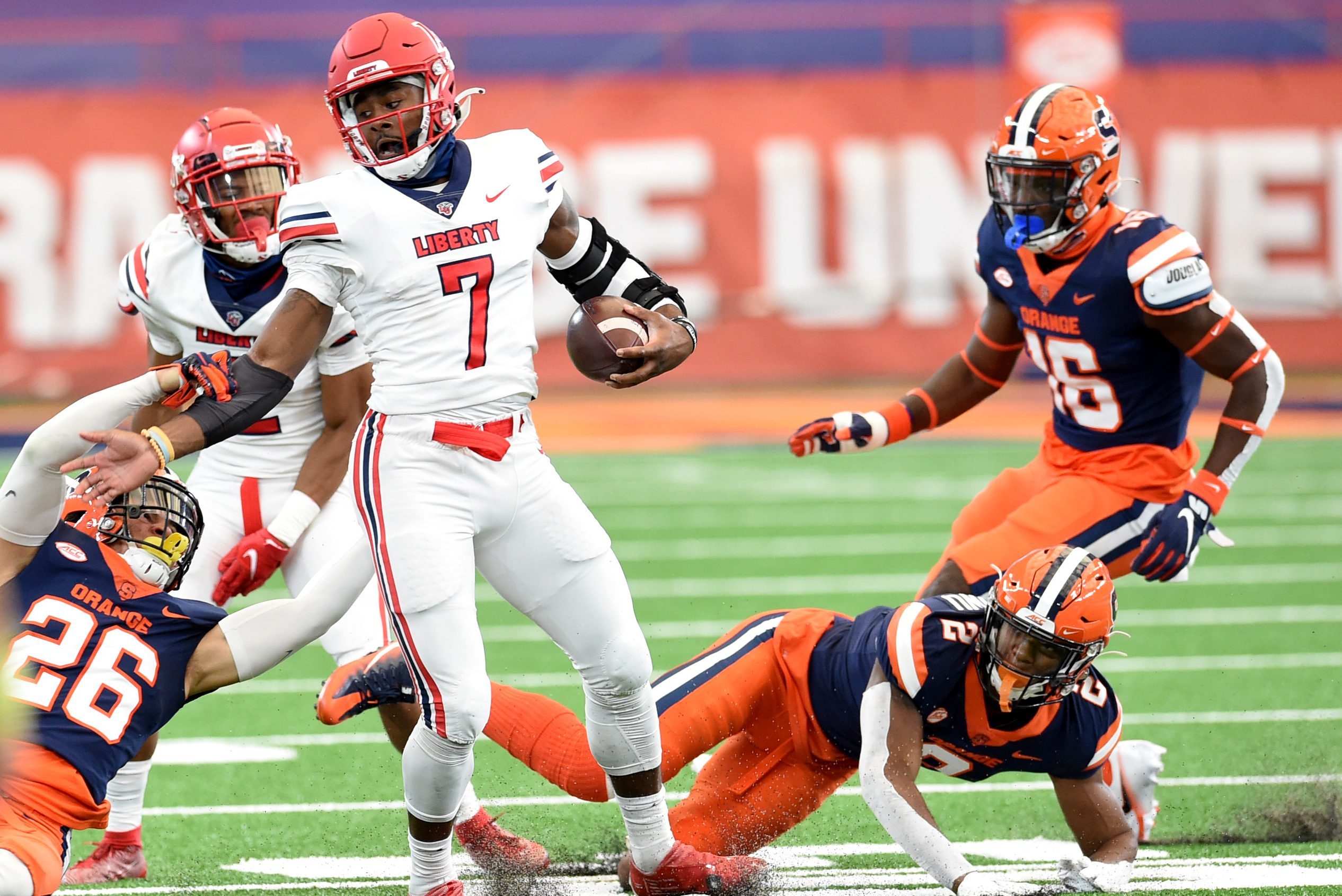The Orange takes on the Blue Devils on Saturday, Oct. 10, 2020, at the Carrier Dome