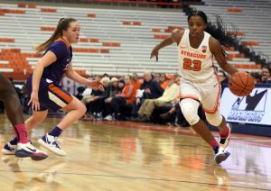 SU Orange Women's Basketball defeat Clemson Tigers
