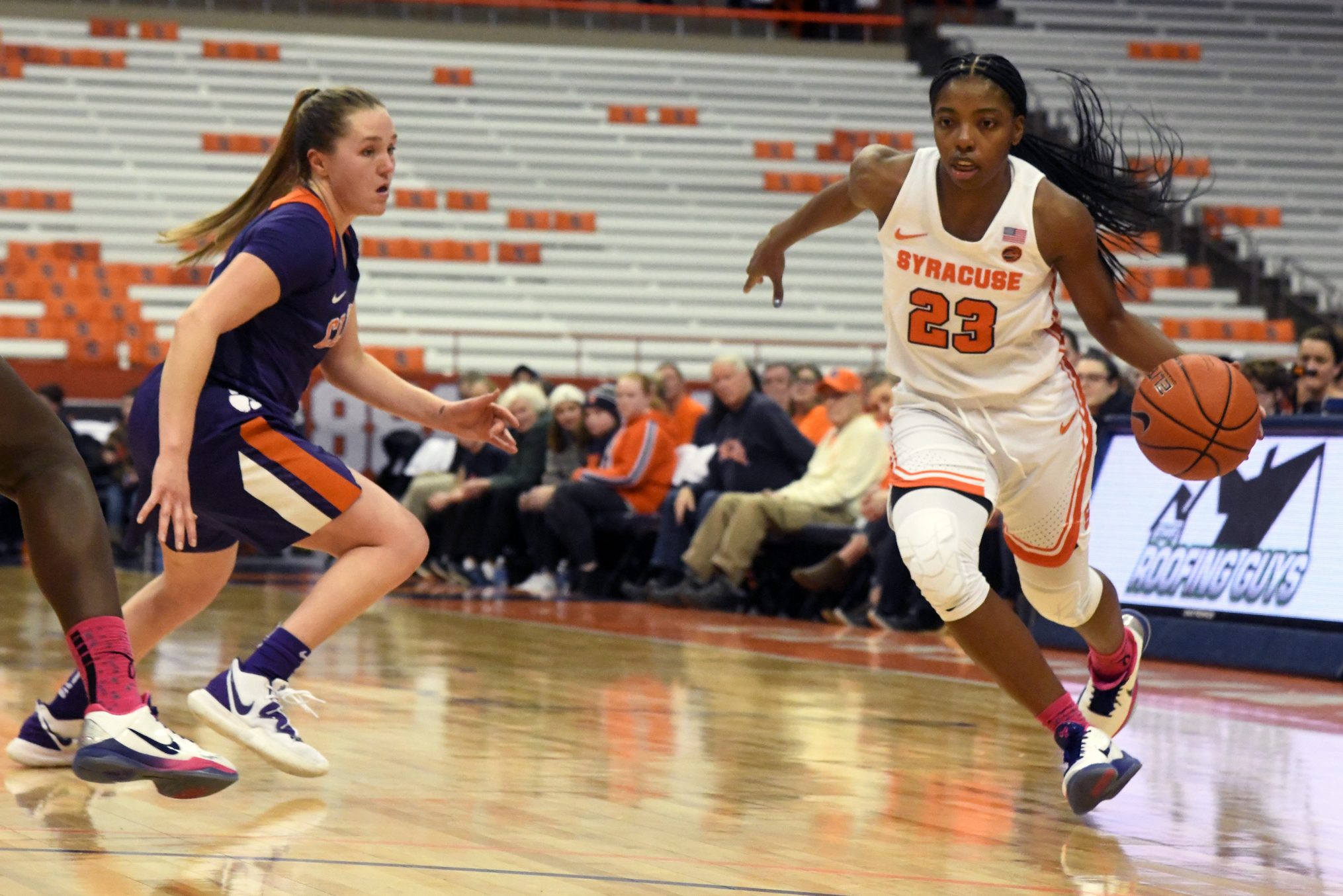 SU Orange Women's Basketball defeat Clemson Tigers