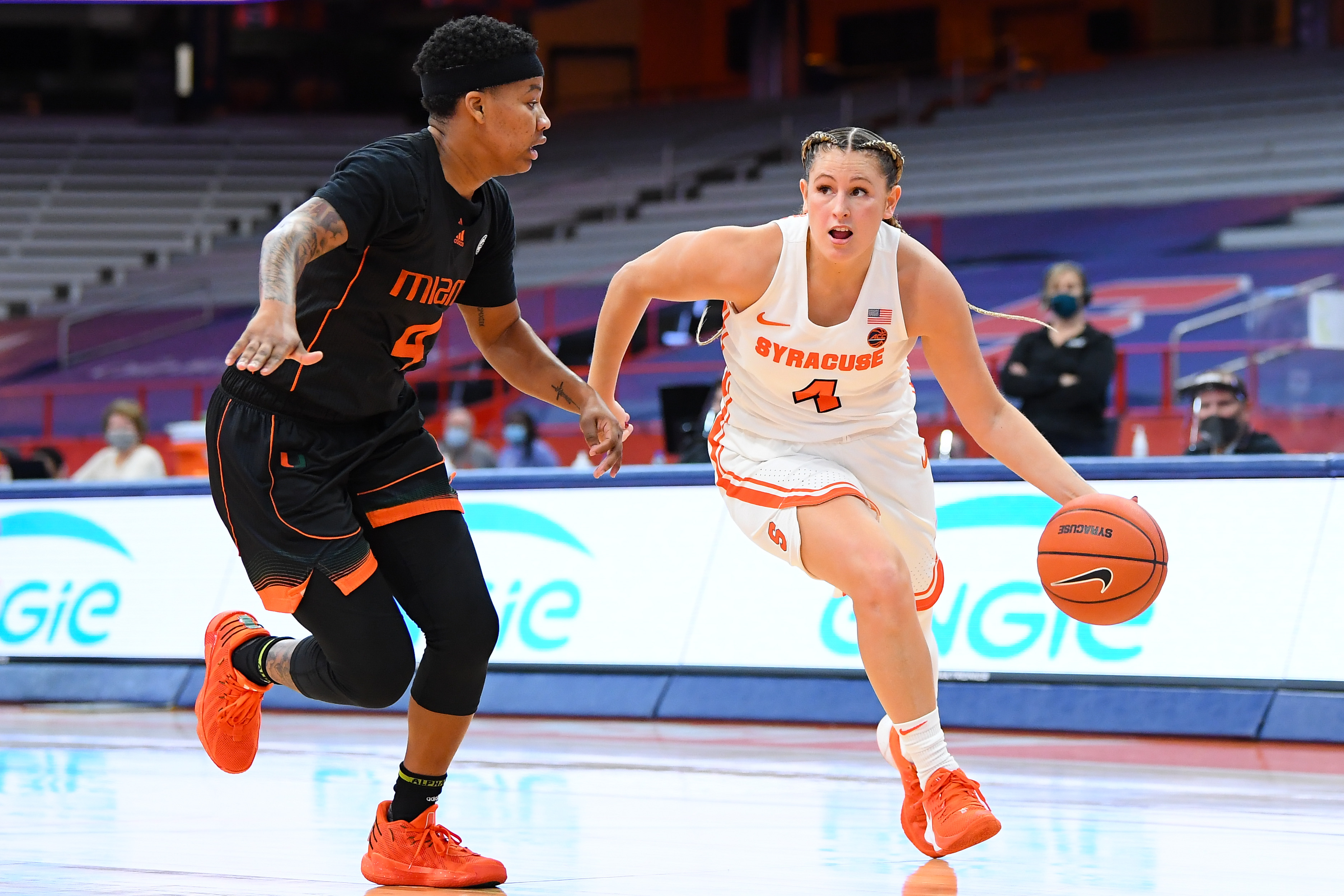 NCAA Womens Basketball: Miami-Florida at Syracuse