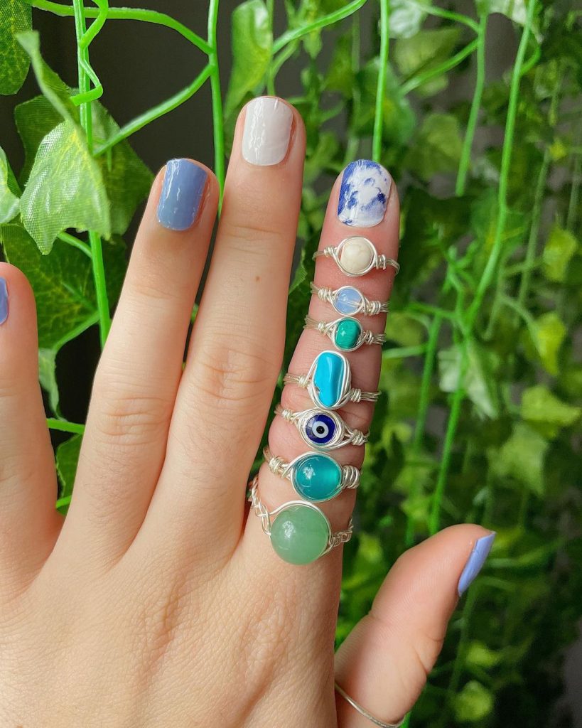 Amanda Kruman has a variety of ring options for her customers.