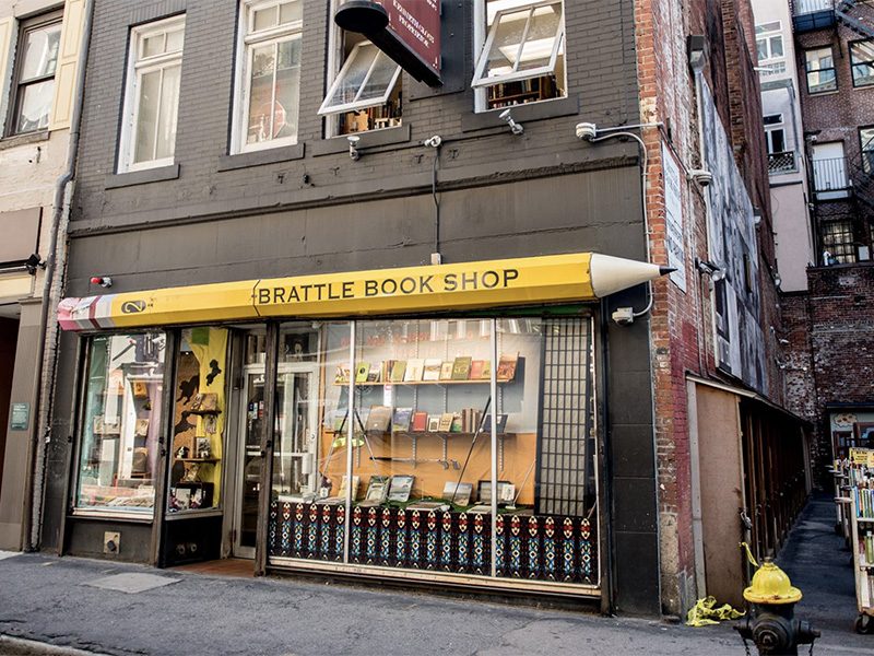 The Brattle Bookshop in Boston
