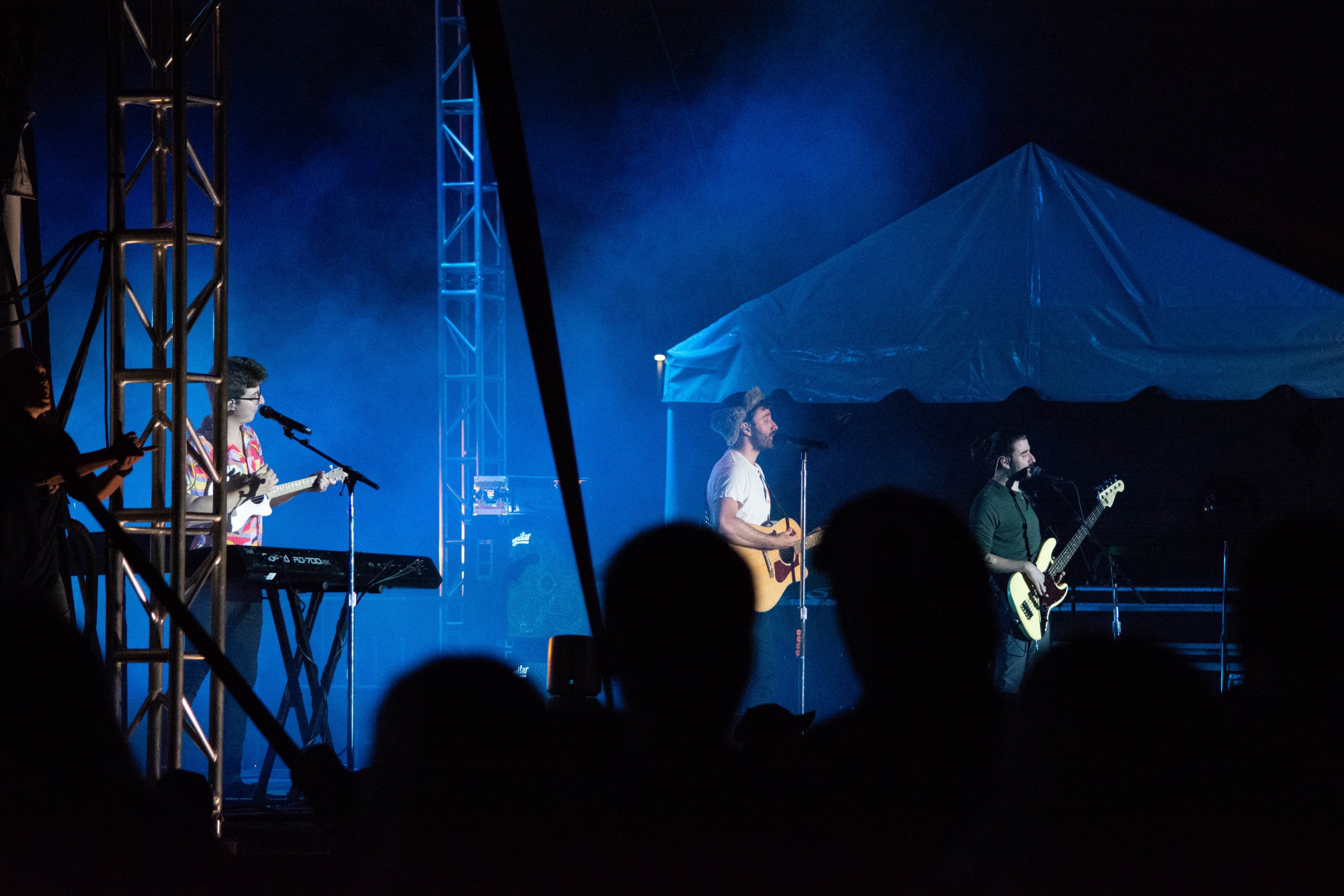 Performing at the New York State Fair, the name of the band, AJR, represents the three brothers’ names: Adam, Jack, and Ryan.
