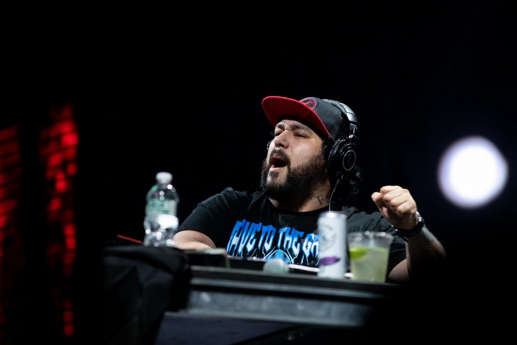 Deorro performs his final sing at the Dandelion Music Festival in Clinton Square in Downtown Syracuse, NY on October 2, 2021.