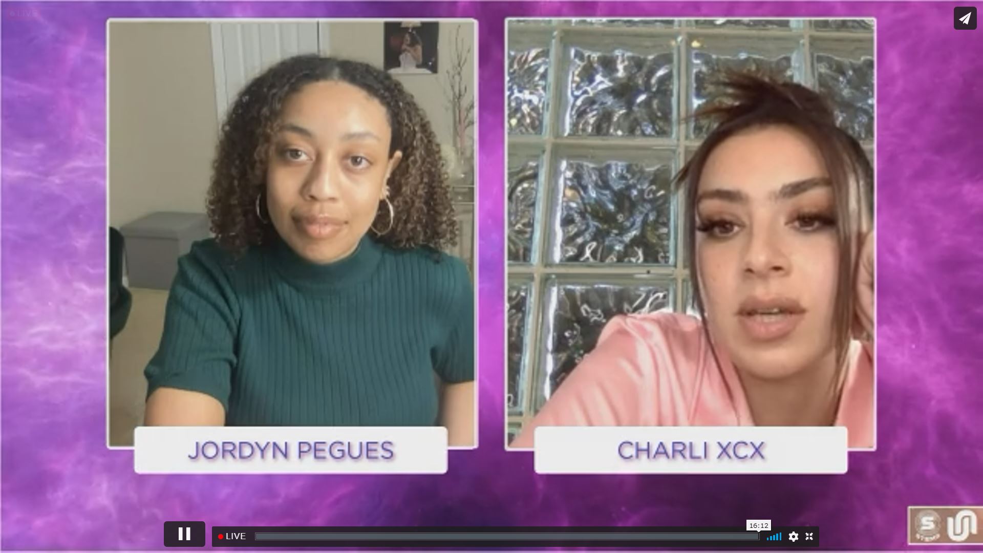 Charli XCX in her interview