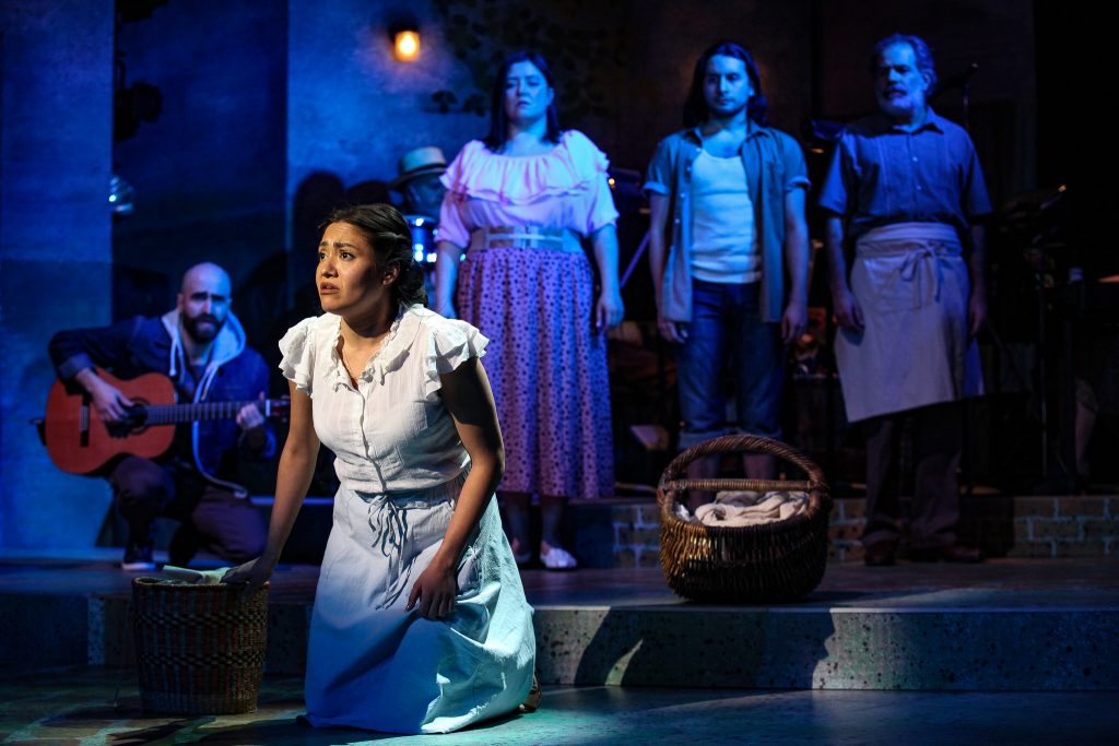 Arusi Santi, Tanya De León, Gloria Vivica Benavides, Robert Ariza, and Bobby Plasencia in the world premiere of