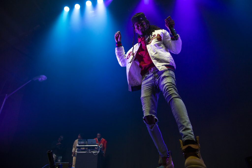 DJ Sosa entertains the audience for the first hour of Sunday's concert at the Upstate Medical University Arena at The Oncenter War Memorial in Syracuse on Oct. 15, 2023.