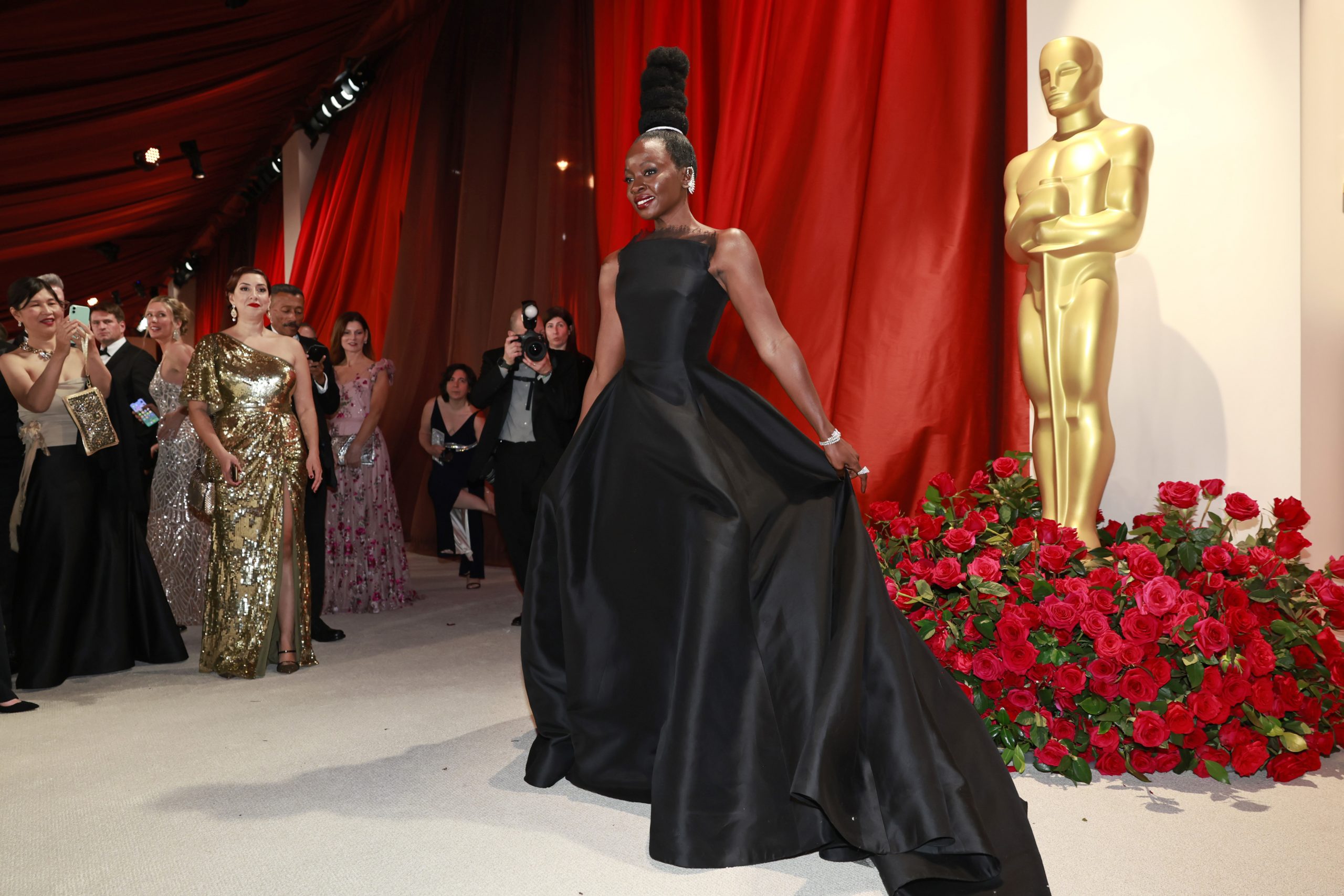 HOLLYWOOD, CALIFORNIA - MARCH 12: Danai Gurira attends the 95th Annual Academy Awards on March 12, 2023 in Hollywood, California. (Photo by Emma McIntyre/Getty Images)