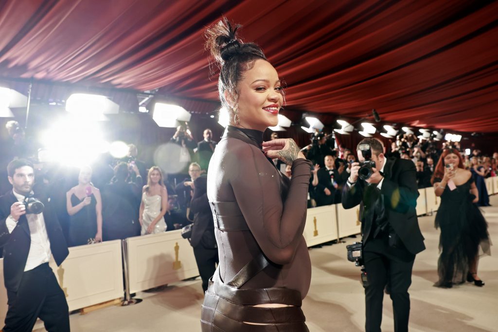 HOLLYWOOD, CALIFORNIA - MARCH 12: Rihanna attends the 95th Annual Academy Awards on March 12, 2023 in Hollywood, California. (Photo by Emma McIntyre/Getty Images)