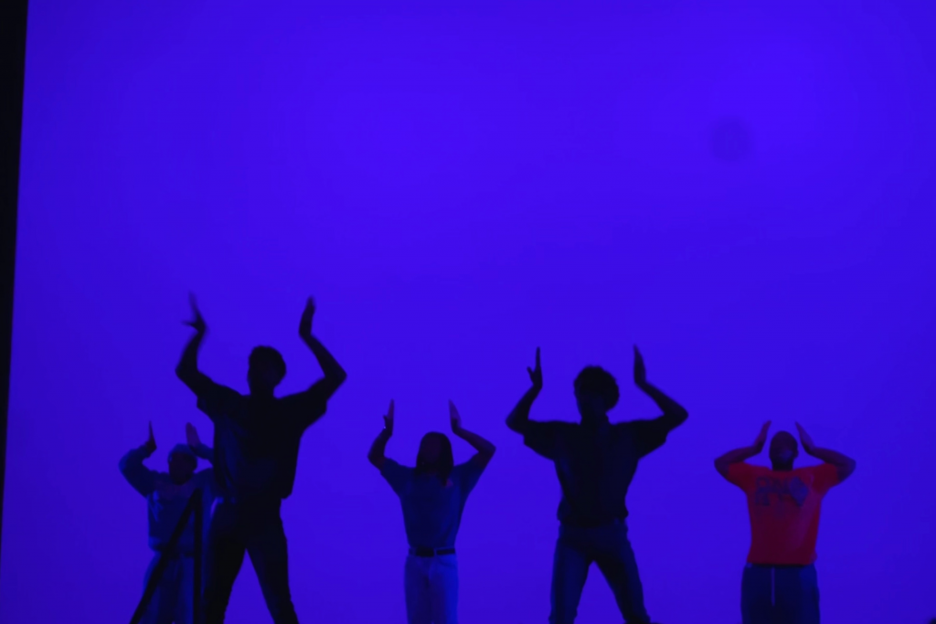 The Kappa Chapter of the Omega Psi Phi Fraternity performs a step routine at Greek Unity Fest