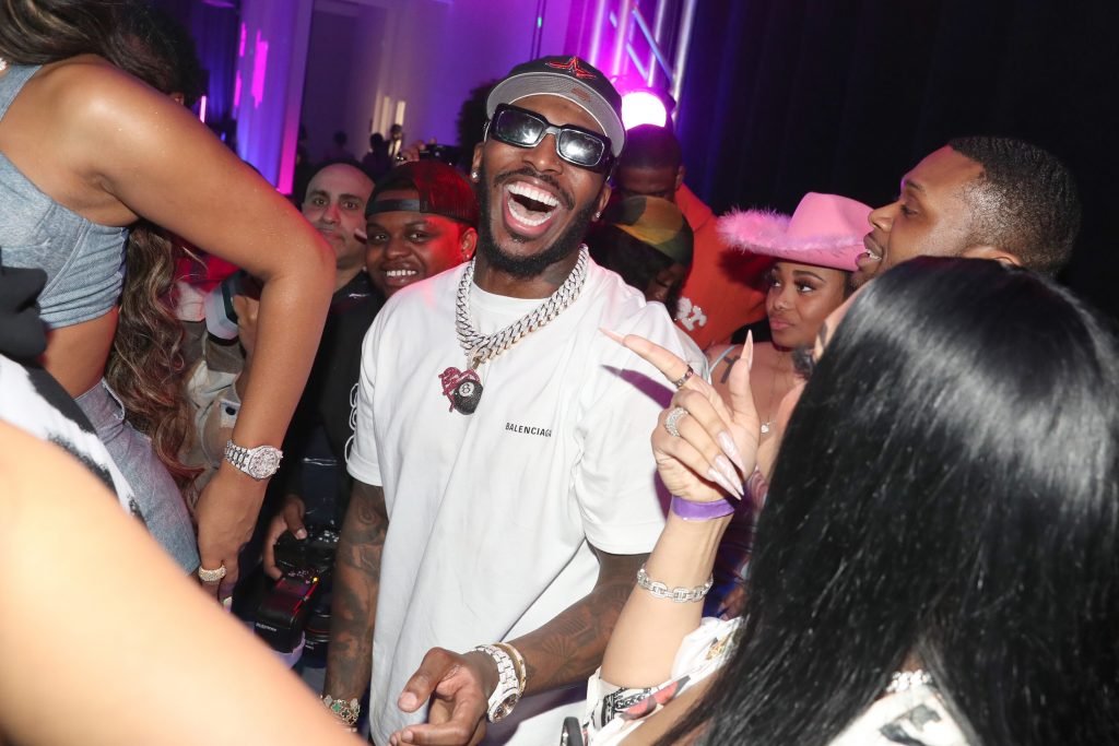 Pardison Fontaine attends Megan Thee Stallion Plan B Hottie Party on May 07, 2022 in New York City.