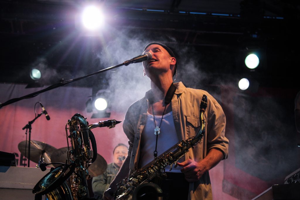 Mike Riddleburger Bleachers takes CNY fans from studio to stage