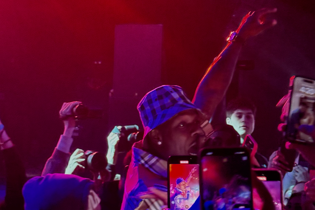 DaBaby moshes in the crowd at Westcott Theater in Syracuse