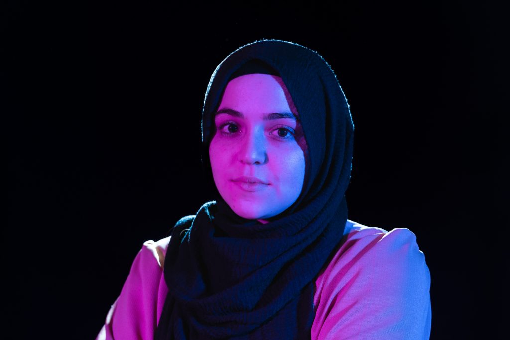 Nidaa Aljabbarin poses for portrait