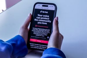 "Your voice an protect the community you love" Keep TikTok campaign