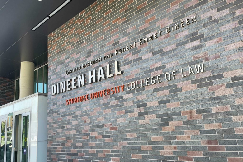 Syracuse University Law School entrance