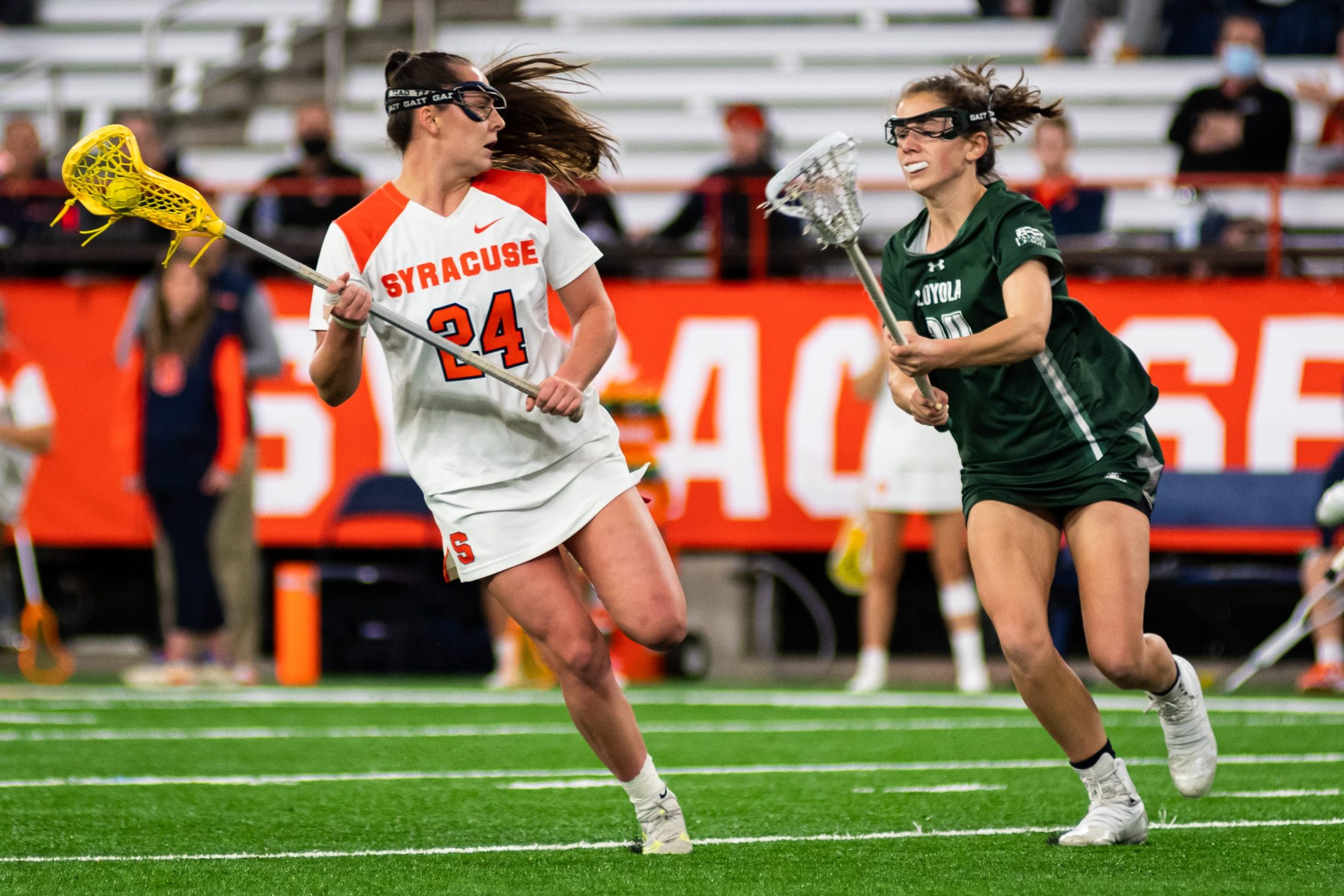 Emma Tyrrell Syracuse lacrosse vs. Loyola