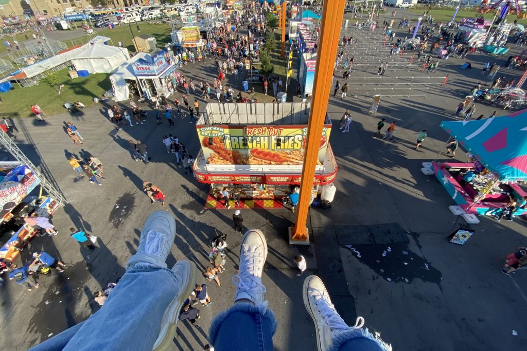 New York State Fair 2021 Food - Ferris Wheel View