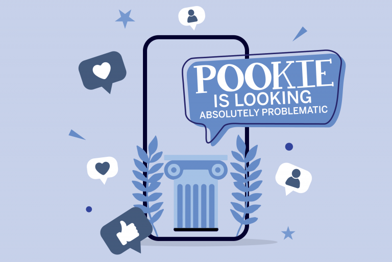 "POOKIE IS LOOKING ABSOLUTELY PROBLEMATIC" graphic