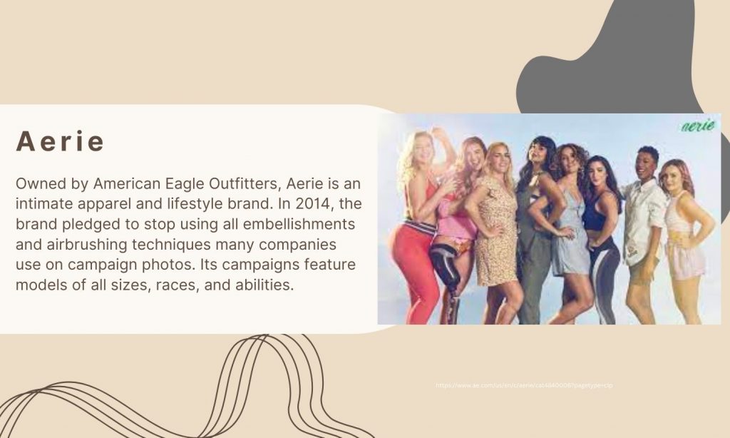 Aerie makes an effort of inclusivity with their models