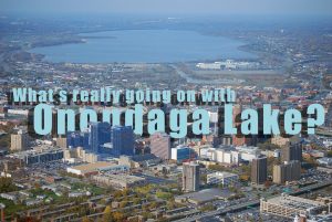 Downtown Syracuse and Onondaga Lake
