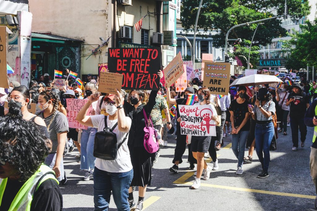 Women's rights protest