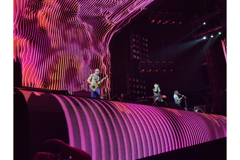 Red Hot Chili Peppers at the JMA Wireless Dome in Syracuse, New York, on April 14, 2023