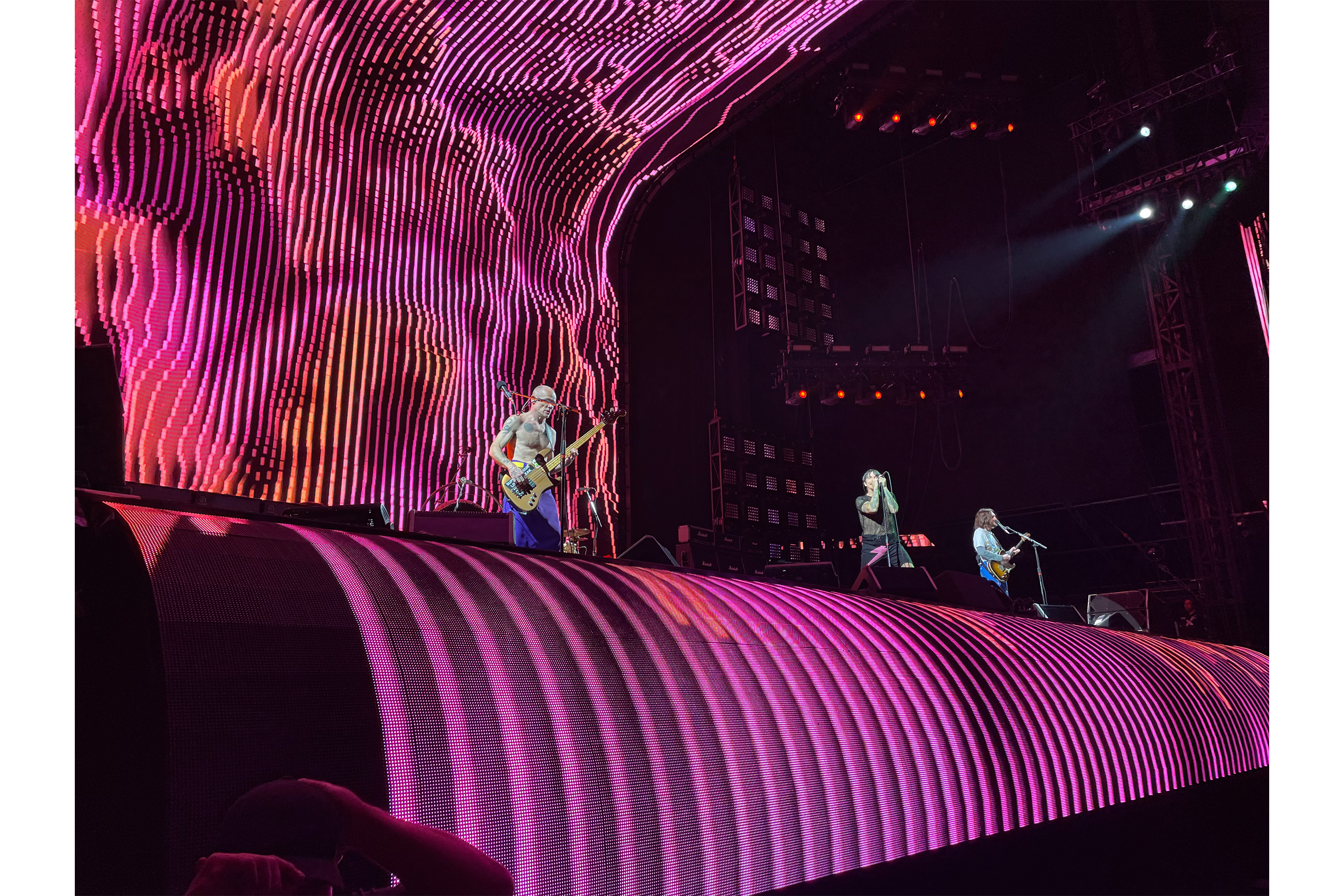 Red Hot Chili Peppers at the JMA Wireless Dome in Syracuse, New York, on April 14, 2023