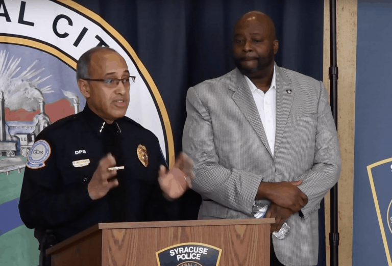 Syracuse law enforcement press conference Nov. 19, 2019.