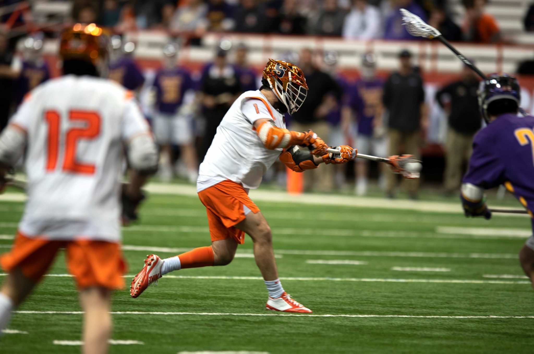 Faceoffs, ground balls key in SU men's LAX win over Army