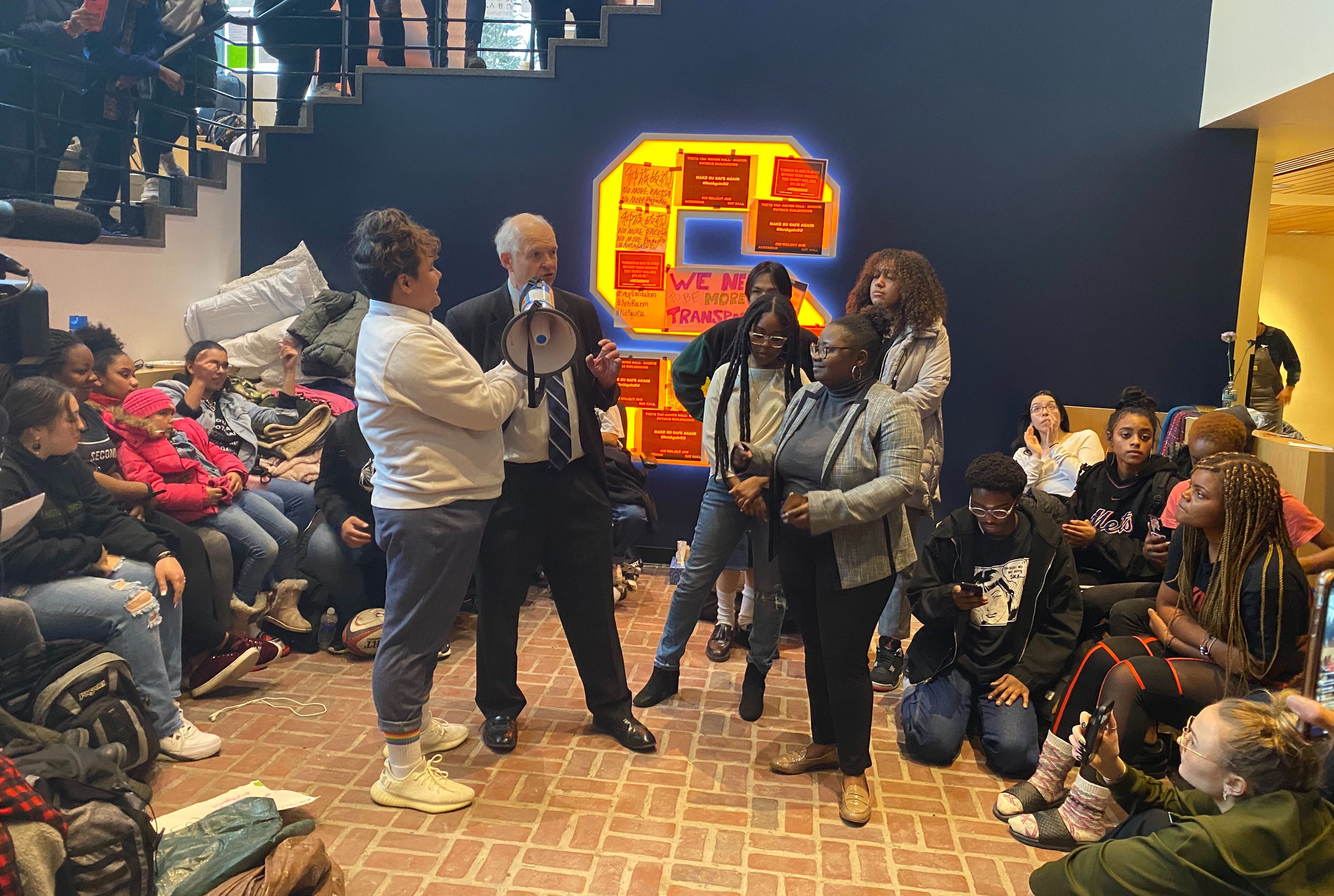 #NotAgainSU Protest at Syracuse University - Feb. 26, 2020 -