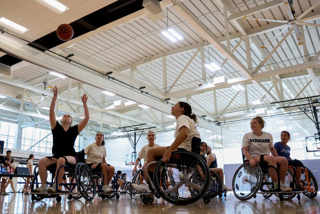 Gamma Phi Beta and Phi Kappa Psi Hoops on Wheels